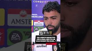 Após empate com o Recoleta, Gabigol disse que Santos não fez um jogo 'tão ruim'