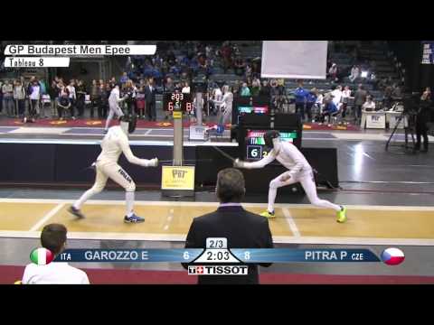 GAROZZO Enrico ITA vs PITRA Pavel CZE L8 Budapest GP Mar 15, 2015