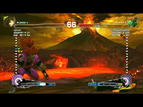 SSF4 AE: Ojisan Boy (Yang) vs LuckiestPage69 (Blanka) - Ranked Match (720p HD)