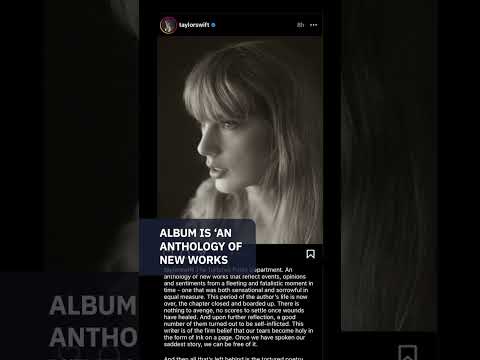 Taylor Swift reveals ‘The Tortured Poets Department’ a ‘secret double album’