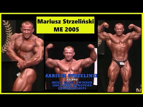 Mariusz Strzeliński - Mistrzostwa Europy w Kulturystyce 2005 - Dekoracja.