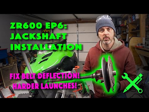 How To Install Snowmobile Jackshaft Arctic Cat ZR600 ZR800 ZL ZR2 ZR3 Cheap Sled Project EP6