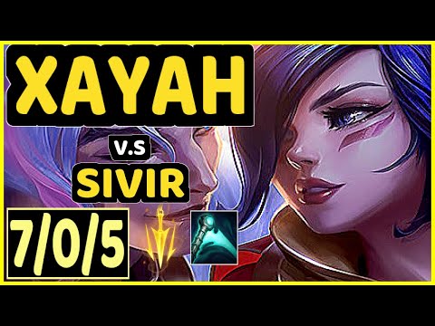 JAVAAA (XAYAH) vs SIVIR - 7/0/5 KDA BOTTOM ADC GAMEPLAY - EUW Ranked GRANDMASTER