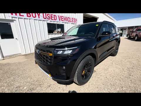 2026 Ford Explorer Tremor 4WD in Black for sale at HomeField Ford in Raymond, AB