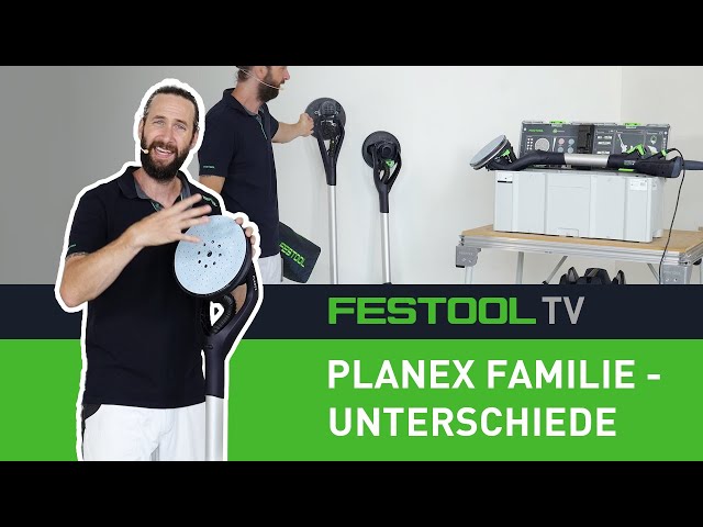 Vidéo teaser pour Die PLANEX Familie - Unterschiede der Festool Langhalsschleifer (Festool TV Folge 277)