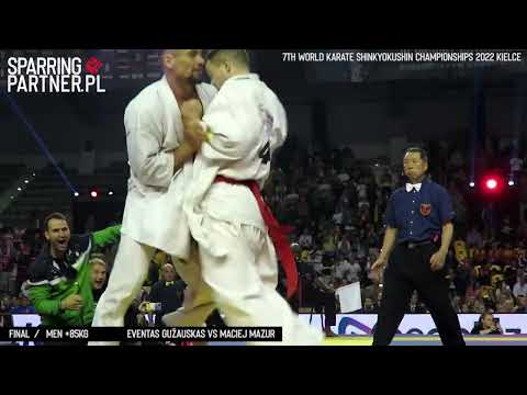 Eventas Gužauskas vs Maciej Mazur +85kg | 7th World Karate Shinkyokushin Championships 2022