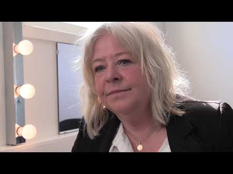 Inger Nordström med vänner på Grästorps Kulturhus