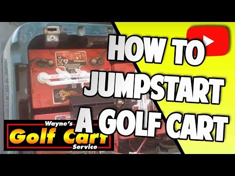 Emergency Jumpstarting a Golf Cart