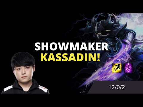 SHOWMAKER PLAYS KASSADIN 12/0/2 | PRO PLAYER REPLAY