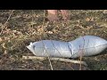 A Barefoot Girl In The Forest Destroys A Feather Pillow