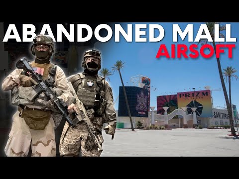 PLAYING AIRSOFT IN A GIANT ABANDONED SHOPPING MALL!! (PT1)
