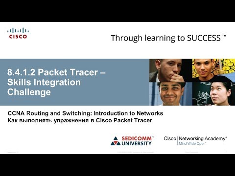 Курс Молодого Бойца Часть 1 2020 CCNA 1 ITN 8.4.1.2 Packet Tracer - Отработка практических навыков