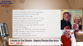 Islands In The Stream - Rogers/Parton/Bee Gees Vocal Backing Track with chords and lyrics