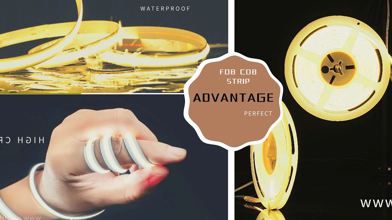 flexible COB led tape strip lights features and advantages 1