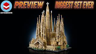 BIGGEST LEGO SET EVER! 😱 LEGO Architecture 21065 Sagrada Familia Reveal & Details