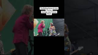 The Rolling Stones performing Time is in my side with Irma Thomas “New Orleans Jazz Festival”