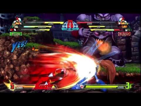Marvel vs Capcom 3 (PS3) -- Non-Ranked Matches 47 Partial - Zero vs Team Hyper Combo