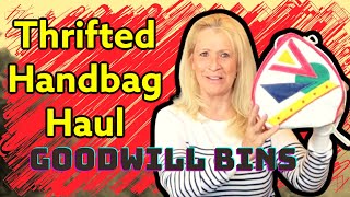 Thrifted Handbag Haul - Goodwill Outlet Bins Bags to Sell on Poshmark