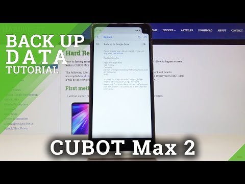How to Activate Google Backup in CUBOT Max 2 - Add Google Account