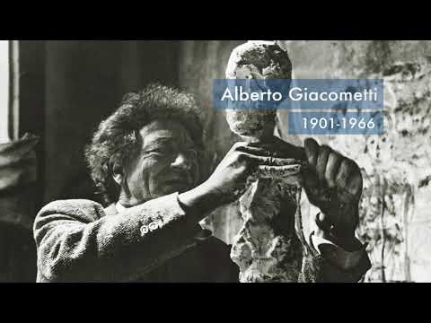 Portrait of Alberto Giacometti - The Giacometti : a family of creators at La Fondation Maeght