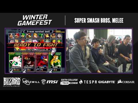 SD Arcadian 3 - BlueBuddy & Ironpiggy vs. Mithos & StuckOnLvl1 - SSBM LR5 - Smash Melee