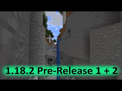 Minecraft 1.18.2  Pre-Release 1 + 2