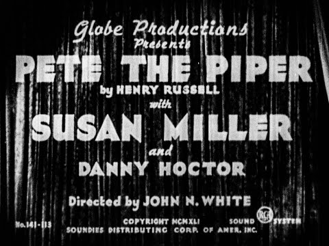 1940s 16mm Film Soundie - SUSAN MILLER - PETE THE PIPER