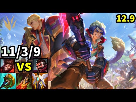 Wukong Jungle vs Graves - KR Master | Patch 12.9