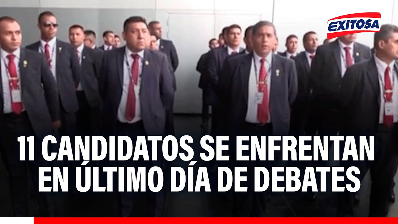 🔴🔵Todo listo para la última fecha de los Debates Presidenciales