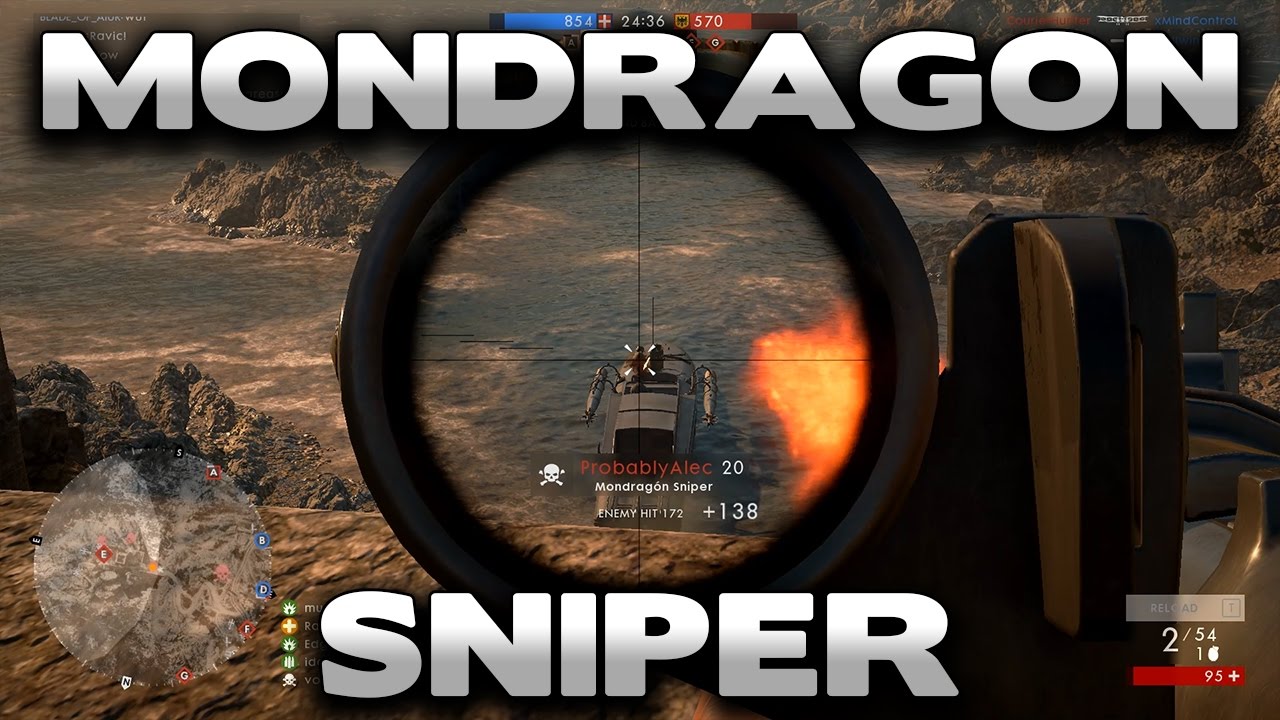 Battlefield 1 Mondragon Sniper - Medic Class - YouTube