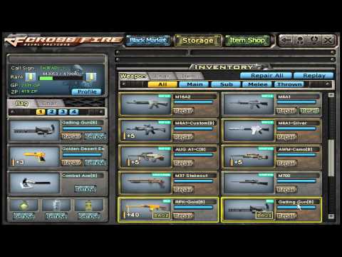 Crossfire storage gatling gun!!!!