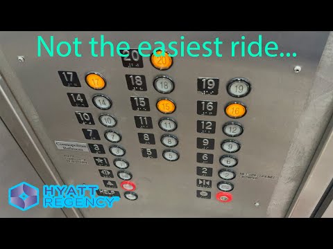 AMAZING KONE GLASS Traction Elevators @ Hyatt Regency, Indianapolis IN