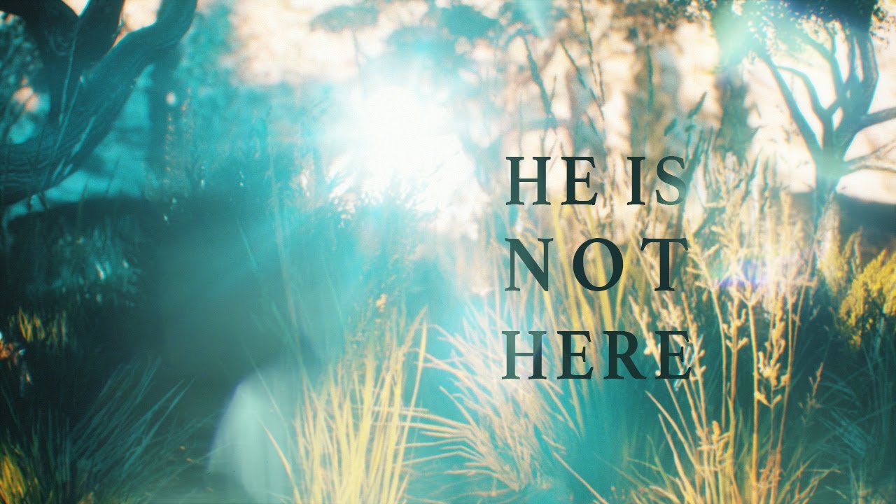 HE IS NOT HERE | Easter Sermon Bumper