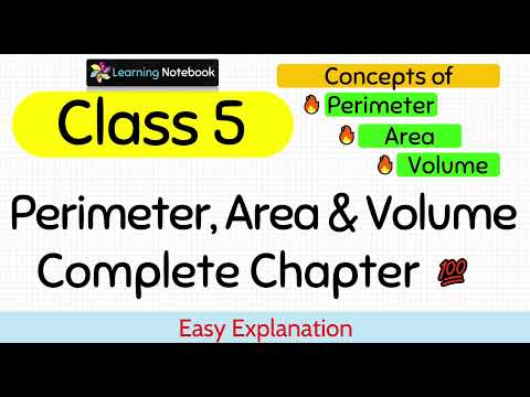Class 5 Perimeter Area And Volume