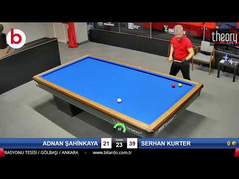 ADNAN ŞAHİNKAYA & SERHAN KURTER Bilardo Maçı - 2022 ERKEKLER 3.ETAP-5.TUR