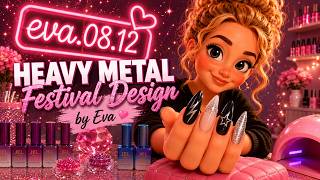 Download lagu 🤘 Let`s do my Heavy Metal Festival Nails 💅🤘 mp3