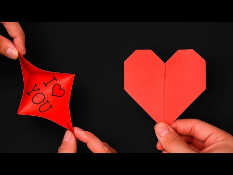 Origami Heart with a Secret Love Message – Easy Valentine’s DIY