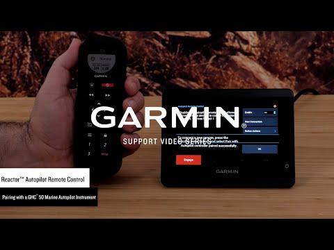 Garmin Support | Reactor™ Autopilot | Pairing Remote Control with GHC™ 50