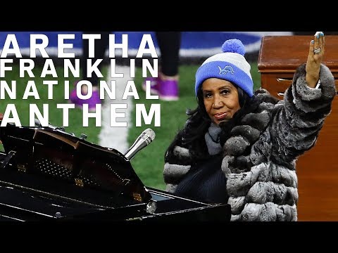 Aretha Franklin Sings the National Anthem on Thanksgiving in Detroit (2016) | NFL
