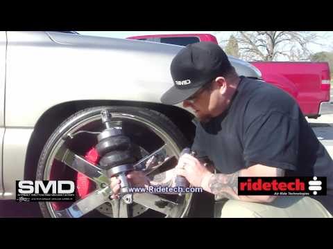 Airing up the Tahoe - Ridetech Shockwave Titanium and E3 Ride Height Control - Video 1