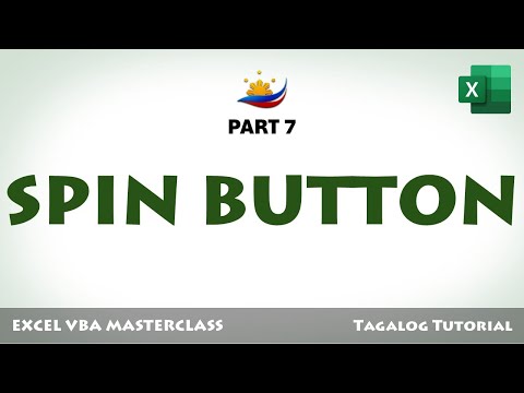 Excel VBA Part 7: Spin Button