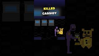 Did William Killed Cassidy By Springlocking her Inside the Fredbear Suit? #fnaf #fnaftheory