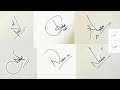How to Draw Signature like a Billionaire (For Alphabet 