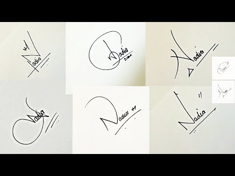 How to Draw Signature like a Billionaire (For Alphabet 