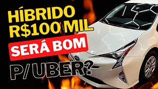 🤔 O Carro Híbrido MAIS ECONÔMICO DO BRASIL é bom para Uber? Toyota Prius