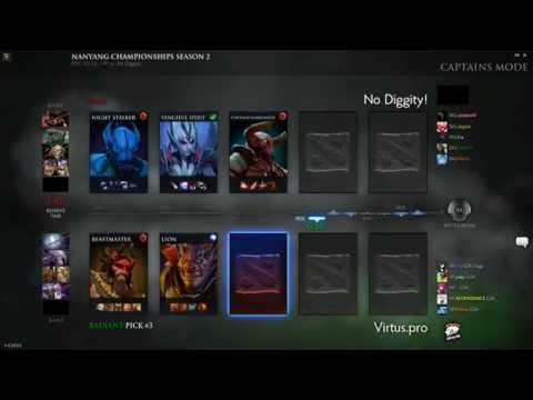 No Diggity vs Virtus.Pro Game 3 - Nanyang EU - Lysander & CloudX