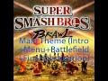 MASHUP Super Smash Bros Brawl Main Theme Mashup Intro Menu Theme Battlefield Final Destination