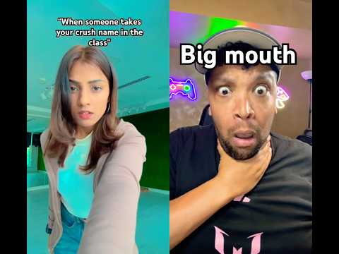 WHEN THE BIG MOUTH SAYS TOO MUCH #shorts #funny #duet #collab