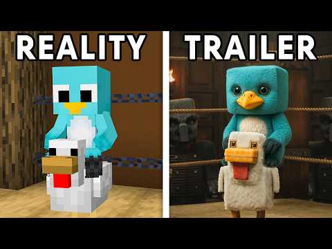 Minecraft Movie: Trailer vs Reality!