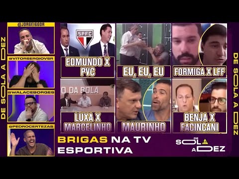 QUAL É A MAIOR BRIGA DA TV ESPORTIVA BRASILEIRA? REAGIMOS E CRAVAMOS | DE SOLA A DEZ